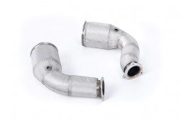 Downpipe + Suppression catalyseurs MILLTEK Audi RS5 / RS4 B9 2,9 V6 Turbo sans FAP (2017-2019)