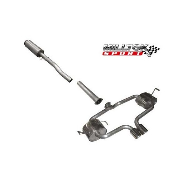 Echappement sport inox MILLTEK MINI Cooper S R52 cabrio-SupRcars®