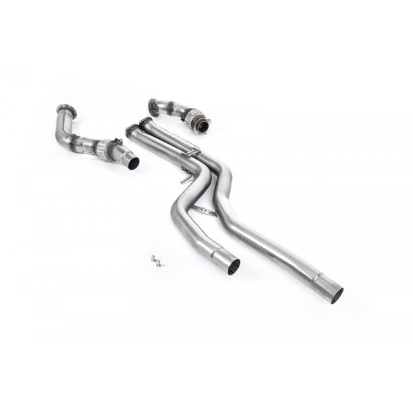 Downpipe + suppression Catalyseurs & FAP MILLTEK BMW M3 / M4 LCI (+Compétition) (F80/F82/F83) (2019+)