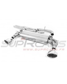 Ligne d'échappement inox Cat-Back MILLTEK AUDI RS3 8V Sportback (2013-2017)(RACE 80mm )