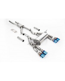 Ligne d'échappement FAP-Back à valves MILLTEK BMW M3 / M4 (+Compétition) FAP/OPF (F80/F82/F83) (2019+) (RACE)