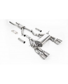 Ligne d'échappement FAP-Back à valves MILLTEK BMW M3 / M4 (+Compétition) FAP/OPF (F80/F82/F83) (2019+) (RACE)