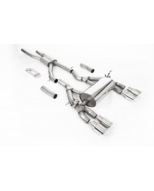 Ligne d'échappement FAP-Back à valves MILLTEK BMW M3 / M4 (+Compétition) FAP/OPF (F80/F82/F83) (2019+) (RACE)