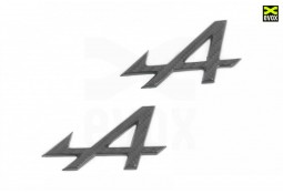 Monogrammes ailes avant carbone EVOX pour Alpine A110