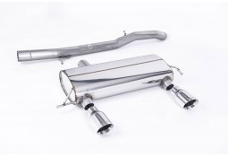 Ligne d'échappement inox Cat-Back MILLTEK Audi TT 225 8N Quattro (1998-2006)(Race)