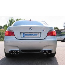 Echappement inox EISENMANN BMW M5 E60 E61 -Silencieux (Sorties Ovales)