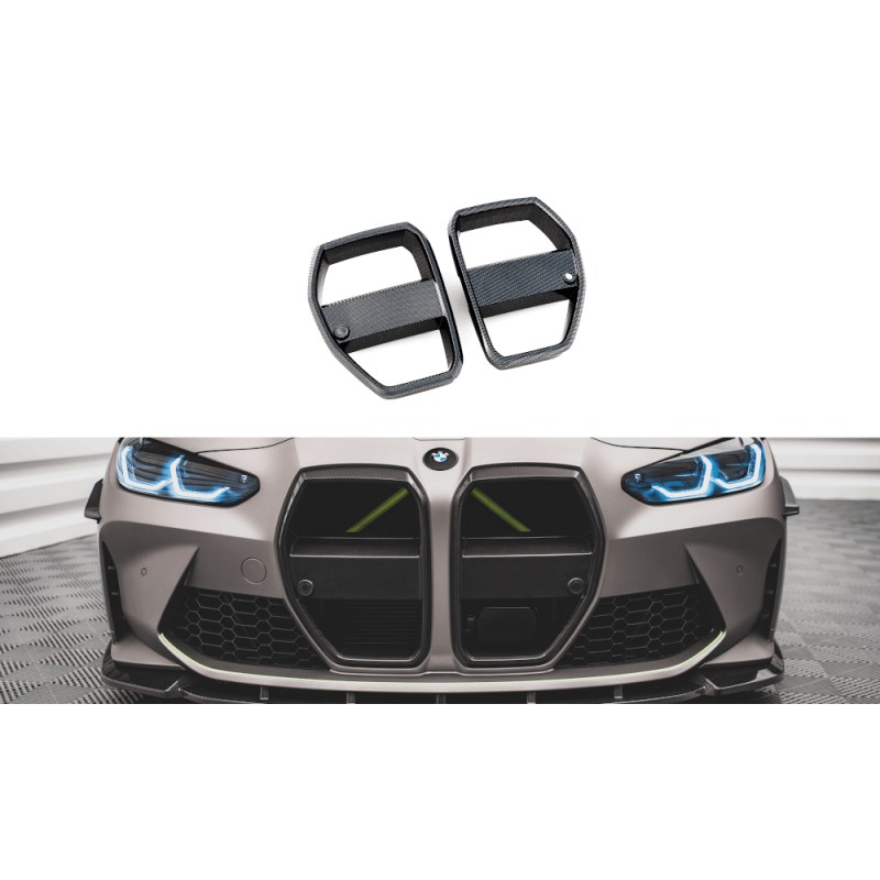 CALANDRE AVANT NOIRE brillante pour BMW X3 G01, X4 G02 17-21 Single