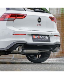 Echappement inox REMUS Golf 8 GTI Clubsport (2021+)- Ligne Fap-Back (Racing)