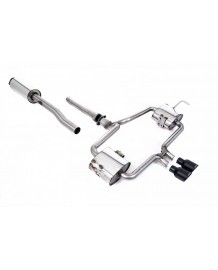 Ligne d'échappement inox Cat-Back MILLTEK Mini Cooper S R53 (2002-2006)(Homologuée)