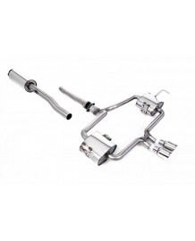 Ligne d'échappement inox Cat-Back MILLTEK Mini Cooper S R53 (2002-2006)(Homologuée)