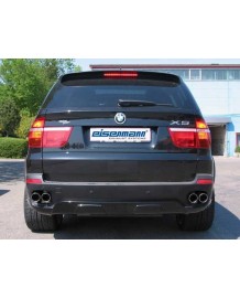 Echappement inox EISENMANN BMW X5 4.8I E70 (2008+)- Silencieux