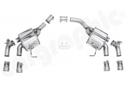 Echappement CARGRAPHIC Porsche Macan 2,0 R4 95B (2014+)(2019+)(2021+)- Silencieux à valves