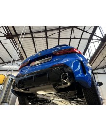 Echappement inox RAGAZZON pour BMW 118i / 116i F40 (2019-06/2024)- Silencieux