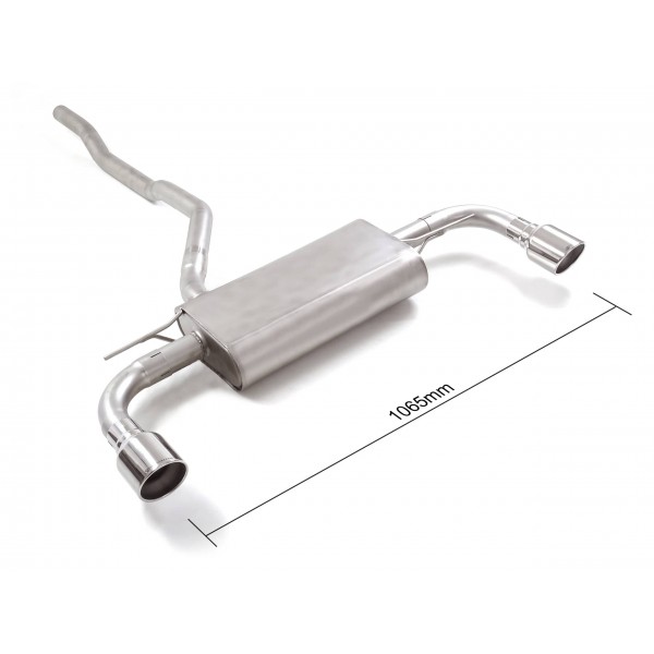 Echappement inox RAGAZZON pour BMW 118i / 116i F40 (2019-06/2024)- Silencieux Echappement inox RAGAZZON pour BMW 118i / 116i F40 (2019-06/2024)- Silencieux