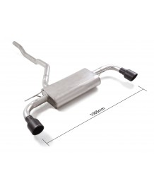 Echappement inox RAGAZZON pour BMW 118i / 116i F40 (2019-06/2024)- Silencieux