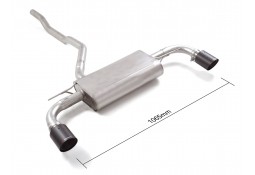 Echappement inox RAGAZZON pour BMW 118i / 116i F40 (2019-06/2024)- Silencieux Echappement inox RAGAZZON pour BMW 118i / 116i F40 (2019-06/2024)- Silencieux