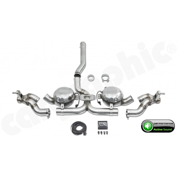 Echappement Active Sound System Porsche Cayenne V6 Diesel 958.1 (2010-2014) - CARGRAPHIC Echappement Active Sound System Porsche Cayenne V6 Diesel 958.1 (2010-2014) - CARGRAPHIC