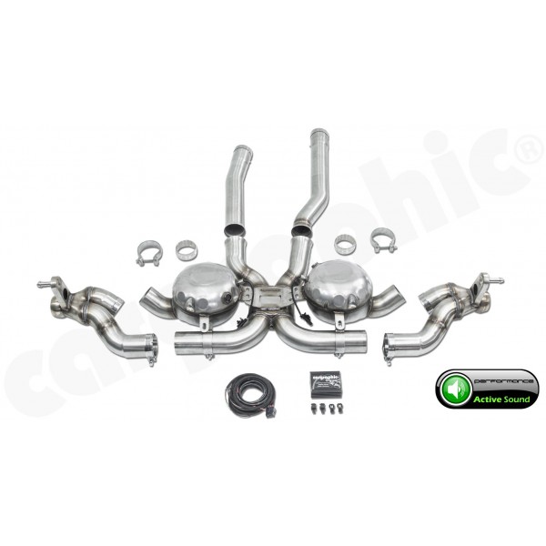 Echappement Active Sound System Porsche Cayenne 958.2 S Diesel V8 (2015-2017) - CARGRAPHIC Echappement Active Sound System Porsche Cayenne 958.2 S Diesel V8 (2015-2017) - CARGRAPHIC