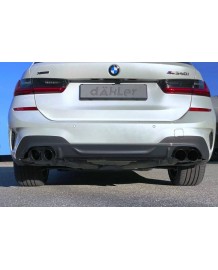 Echappement inox DÄHLER/DAEHLER BMW M340i xDrive G20/G21 (2018+)-Ligne Fap-Back à valves