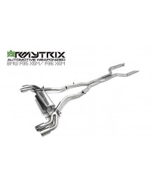 Echappement Inox ARMYTRIX BMW X6M / X5M (F96/F95) FAP (2018+) - Ligne Cat-Back à valves