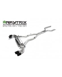 Echappement Inox ARMYTRIX BMW X6M / X5M (F96/F95) FAP (2018+) - Ligne Cat-Back à valves