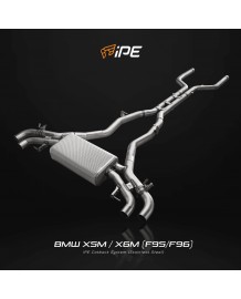 Echappement Inox IPE INNOTECH BMW X6M / X5M (F96/F95) FAP (2018+) - Ligne Cat-Back à valves