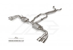 Echappement Inox Fi EXHAUST PORSCHE Cayenne 958.2 Turbo (2015-2018) - Ligne Cat-Back à valves