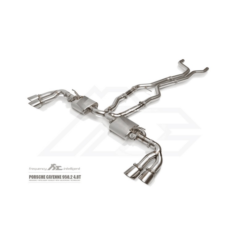 Flexible échappement Tressé Long Pour Porsche Cayenne 955 - Neuf - Marque Ernst