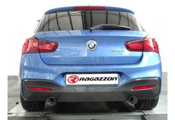 Echappement inox RAGAZZON BMW 114i 116i 118i 120i F20 F21 N13 (2011-2015)-Ligne Cat-Back look M135i