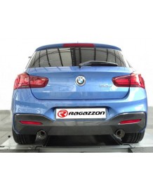 Echappement inox RAGAZZON BMW 114i 116i 118i 120i F20 F21 N13 (2011-2015)-Ligne Cat-Back look M135i