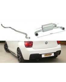 Echappement inox RAGAZZON BMW 114i 116i 118i 120i F20 F21 N13 (2011-2015)-Ligne Cat-Back look M135i