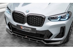 Spoiler / Lame de pare-chocs avant BMW X4 G02 Pack M (2021+)