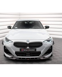 Spoiler / Lame de pare-chocs avant BMW Serie 2 Pack M + M240i G42 (2021+)