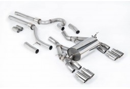 Ligne d'échappement Cat-Back à valves MILLTEK BMW M3 / M4 (+Compétition) (F80/F82) (2014-2018) (New Equal Length System)