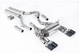 Ligne d'échappement Cat-Back à valves MILLTEK BMW M3 / M4 (+Compétition) (F80/F82) (2014-2018) (New Equal Length System)