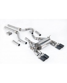 Ligne d'échappement Cat-Back à valves MILLTEK BMW M3 / M4 (+Compétition) (F80/F82) (2014-2018) (New Equal Length System)