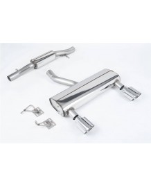 Ligne d'échappement inox Cat-Back MILLTEK Audi TT 8N 3,2 V6 Quattro (2003-2006)