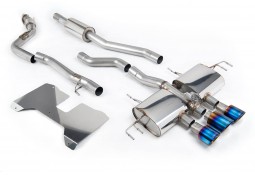 Ligne d'échappement inox Cat-Back à valves MILLTEK Honda Civic Type R FL5 (2022+)(Road+)(look OEM)