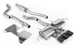 Ligne d'échappement inox Cat-Back à valves MILLTEK Honda Civic Type R FL5 (2022+)(Road+)(look OEM)