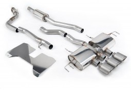 Ligne d'échappement inox Cat-Back à valves MILLTEK Honda Civic Type R FL5 (2022+)(Road+)