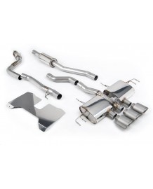 Ligne d'échappement inox Cat-Back à valves MILLTEK Honda Civic Type R FL5 (2022+)(Road+)