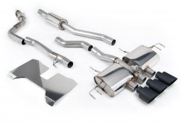 Ligne d'échappement inox Cat-Back à valves MILLTEK Honda Civic Type R FL5 (2022+)(Road+)