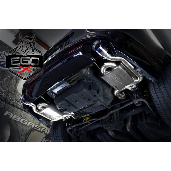 Echappement inox EGO-X Ford Mustang V GT 5.0 V8 MK5 426Ch (2013-2015)- Silencieux à valves