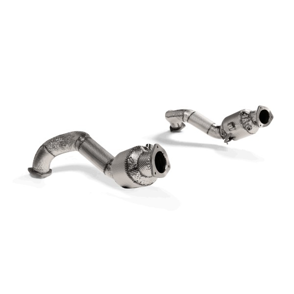 Link pipe + catalyseurs sport AKRAPOVIC Porsche 718 Cayman GT4 RS (2022+)