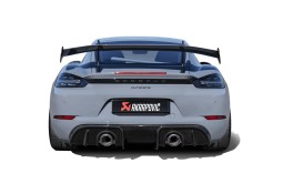 Diffuseur arrière Carbone AKRAPOVIC Porsche 718 Cayman GT4 RS (2022+)