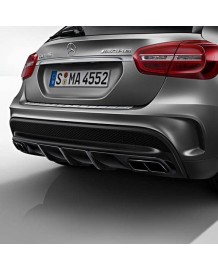 Diffuseur arrière + embouts échappements GLA45 AMG pour Mercedes GLA Pack AMG (X156) (2014-2016)