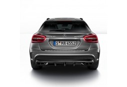 Diffuseur arrière + embouts échappements GLA45 AMG pour Mercedes GLA Pack AMG (X156) (2014-2016)