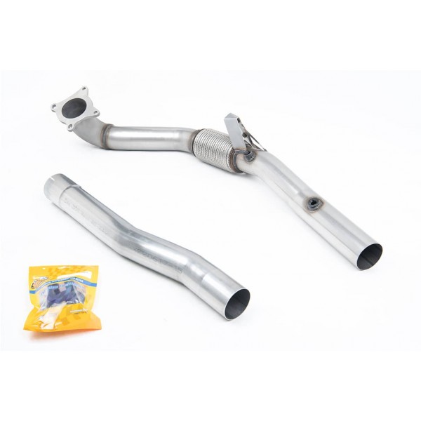 Downpipe + Suppression catalyseurs MILLTEK VW Scirocco R (2009-2016)