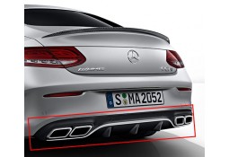 Diffuseur + Embouts échappements C63 AMG Mercedes Classe C Coupé/Cabriolet (C/A205) Pack AMG (Black)