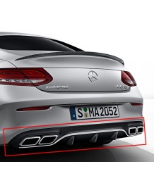 Diffuseur + Embouts échappements C63 AMG Mercedes Classe C Coupé/Cabriolet (C/A205) Pack AMG (Black)